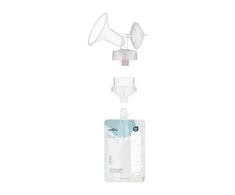 SPECTRA MAIŠELIAI PIENO SAUGOJIMUI, 10 VNT., 200 ML, SU JUNGTIMI