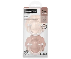 SUAVINEX FIZIOLOGINIS ČIULPTUKAS SX PRO WONDER, 0-6 MĖN., SOFT/DEEP Rožinis, 2 VNT.