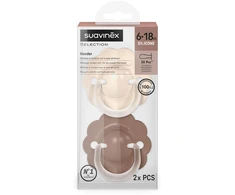 SUAVINEX FIZIOLOGINIS ČIULPTUKAS SX PRO WONDER, 6-18 MĖN., SOFT BEIGE/SOFT BROWN