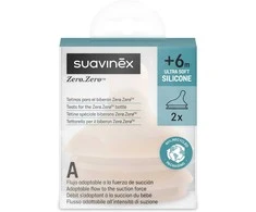 SUAVINEX REGULIUOJAMOS SROVĖS ŽINDUKAI ZERO ZERO ANTI-COLIC BUTELIUKAMS, NUO +0 MĖN., 2 VNT., LIGHT