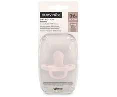 SUAVINEX - Raminantis čiulptukas, 100 % fiziologinis silikonas, SX Pro, 0-6 mėn., rožinis