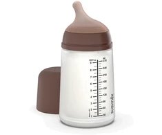 SUAVINEX ZERO ZERO ANTI-COLIC BUTELIUKAS SU VIDUTINĖS SROVĖS ŽINDUKU, 270 ML, NUO +3 MĖN., DEEP