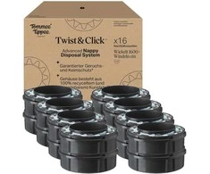 TOMMEE TIPPEE SANGENIC TWIST AND CLICK ADVANCED KASETĖS, 16 VNT. RINKINYS