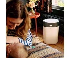 TOMMEE TIPPEE SANGENIC TWIST AND CLICK ADVANCED SAUSKELNIŲ KONTEINERIO IR 2 VNT. KASEČIŲ RINKINYS, Baltas