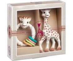 Sophie La Girafe VULLI SOPHIE LA GIRAFFE DOVANŲ RINKINYS SU KRAMTUKU-BARŠKUČIU