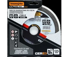 Baumajster Deimantinis diskas keramikai 125x10mm TURBO