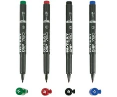 Markeris HI-TEXT 0,8-2mm. Juodas