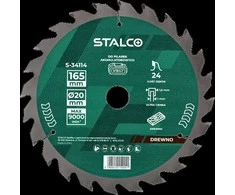 Medienos pjovimo diskas STALCO 165x20x24