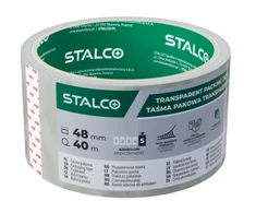 Skaidri pakavimo juosta STALCO 48mm x 40m