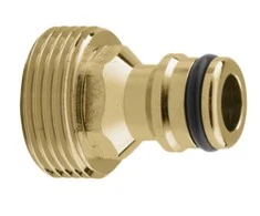 Stalco Garden Žalvarinė čiaupo jungtis 3/4" išorinis sriegis