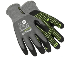 Stalco Perfect Pirštinės NITRILE FLEX DOTS CUT 10d.
