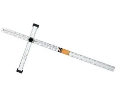 T formos liniuotė gipsui 120cm