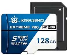 128 GB Micro SD tipo atminties kortelė