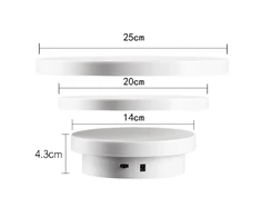 3 in 1 elektrinis 360° besisukantis ekrano stovas
