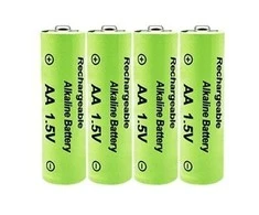4 vnt - AA kraunami akumuliatoriai 3800 mAh talpos