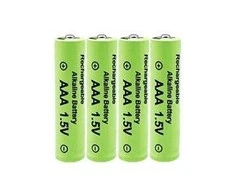 4 vnt - AAA kraunami akumuliatoriai 3000 mAh talpos