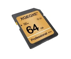 64 GB SD tipo atminties kortelė - geltona