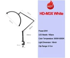 Andoer firmos LED šviesos apšvietimo sistema HD-M3X - juodos spalvos