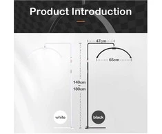 Andoer HD-M5X 36 W LED vaizdo apšvietimas, pusmėnulio formos užpildo lemputė 3000K-6000K, reguliuojamas 180 cm