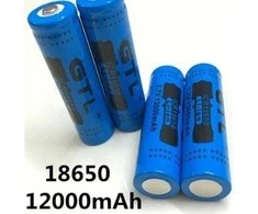 baterijos celė 18650 - 12000 mah