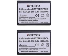 Batmax LP-E10 akumuliatorius 2vnt
