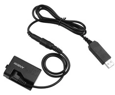 Batmax LP-E10 baterijos maitinimas nuo USB