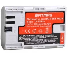 Batmax LP-E6 akumuliatorius ir kroviklis
