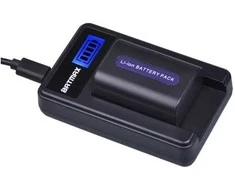 Batmax NP-FH70 akumuliatorius ir kroviklis