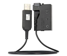 Canon LP-E8 baterijos maitinimas nuo USB