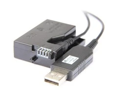 Canon LP-E8 baterijos maitinimas nuo USB