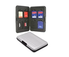 sidabrinis SD ir Micro sd dėklas