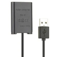 Sony BX-1 baterijos maitinimas nuo USB
