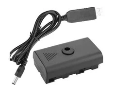 Sony NP-F550/F750/F970 baterijos maitinimas nuo USB