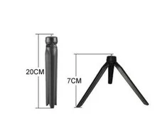 žiedinė LED lempa su valdikliu 20 cm ir mini trikoju