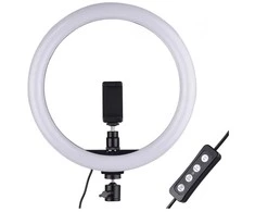 žiedinė LED lempa su valdikliu 20 cm