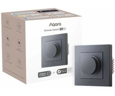 Aqara H2 Dimmer Switch išmanusis Zigbee ir Thread 1 kanalo Šviesos reguliatorius pilkas