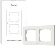 Aqara H2 EU jungiklio rėmelis dvigubas, baltas