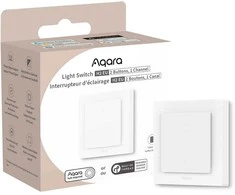 Aqara H2 Išmanus 2 mygtukų 1 kanalo zigbee, Thread jungiklis (WS-K07D)