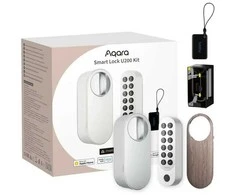 Aqara U200 išmanioji durų spyna Matter, Apple Home balta (EL-D02DW)