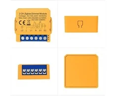 Išmanusis ZigBee nuleidimo jungiklis Avatto ZDMS16-2 TUYA