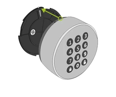 Danalock Danapad V3 klaviatūra Bluetooth juodos spalvos
