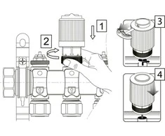 Engo Controls ENGO E28NC-230 termoelektrinė pavara 230V