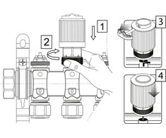 Engo Controls ENGO E30NC-24 termoelektrinė pavara 24V