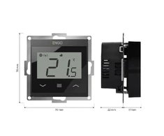Engo Controls Engo E55 Wifi laidinis termostatas 230V judas 55x55