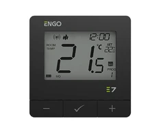 Engo Controls Engo E7 belaidis termostatas 16A, juodas