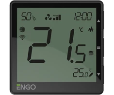 Engo Controls Engo EFAN Wifi Fan Coil termostatas 230V, juodas