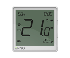 Engo Controls termostatai ZigBee terostatas, Lition baterija, baltas
