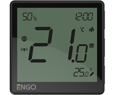 Engo Controls Engo EONE-230B Zigbee laidinis termostatas, juodas