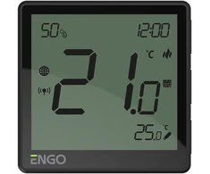 Engo Controls Engo EONE-230B Zigbee laidinis termostatas, juodas