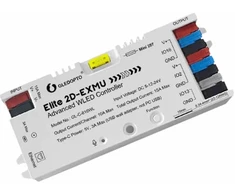 Gledopto Elite 2D-EXMU GL-C-616WL – išmanus 2 kanalų WLED RGBIC LED valdiklis, Wi-Fi, Ethernet